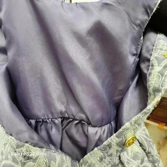 Genuine kids lilac party Dress W/ Tulle 12M girl - Picture 4 of 7